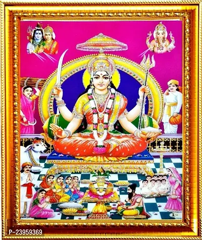 Santoshi Maa Photo Frame | Photo Frame Religious Frame In Pack Of 1