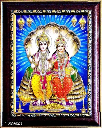 Vishnu Laxmi Religious Frame In Pack Of 1