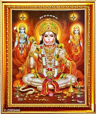 Hanuman Photo Frame Religious Frame In Pack Of 1