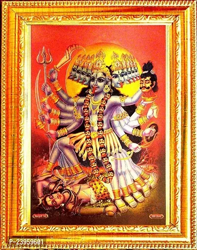 Kali Maa Religious Frame In Pack Of 1-thumb0
