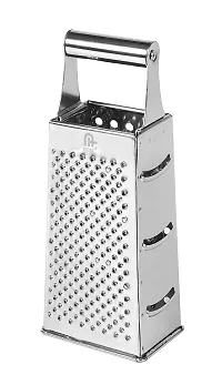 Mosaic Stainless Steel Grater 4 Way 10" SS Silver 1 Pcs (1KTW-GRT-4W-10SS)-thumb1