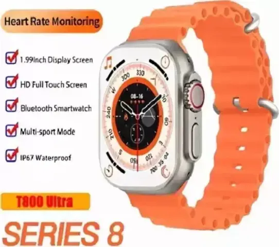 T800 Ultra Smartwatch With Wireless Charging Smartwatch BT Calling Fitness W28