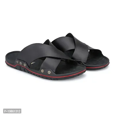 G L Trend Casual Stylish Cross Strap Waterproof 2219 Slipper Sandal for Men-thumb0