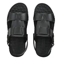 G L Trend Casual Everyday flat Stylish Waterproof Wedge 2204 Sandal for Men Black 7 UK-thumb3