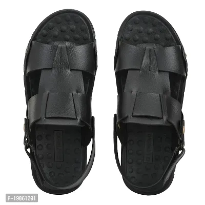 G L Trend Casual Everyday flat Stylish Waterproof Wedge 2204 Sandal for Men Black 7 UK-thumb4