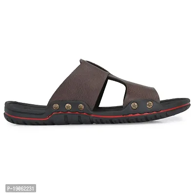 G L Trend Casual Stylish Waterproof 2203 Slipper Sandal for Men Brown 8 UK-thumb4