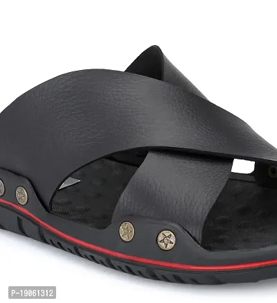 G L Trend Casual Stylish Cross Strap Waterproof 2219 Slipper Sandal for Men-thumb5