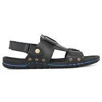 G L Trend Casual Everyday flat Stylish Waterproof Wedge 2204 Sandal for Men Black 8 UK-thumb4