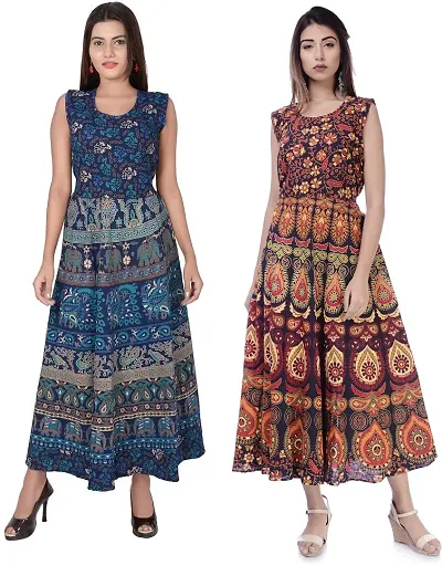 Trendy Women Maxi Dress Pack of 2