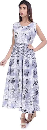 Designer Jaipuri Cotton Printed Midi Gown Kurta Pack of 2-thumb3