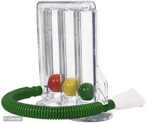 Super Moon Tri Ball Respiratory Exerciser for Lungs 3-Ball Incentive Spirometer-thumb0