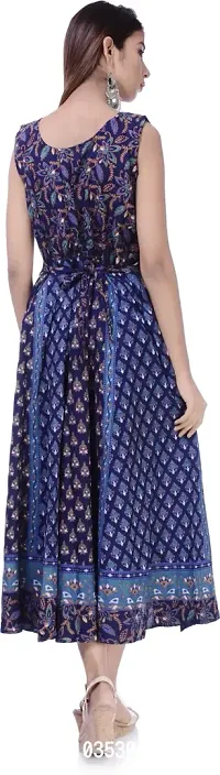 Jaipuri Cotton Printed Women Midi Gown Kurta Pack of 2-thumb2