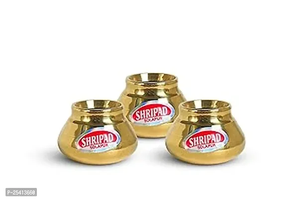 Shripad Steel Home Miniature Brass Baby Handa Set of 3 Toys