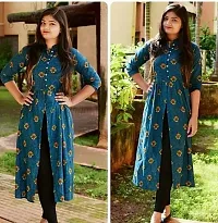 Beautiful Women Front Slit Kurti-thumb2