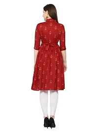 AVLIN Beautiful Women Front Cut Slit Kurti-thumb1