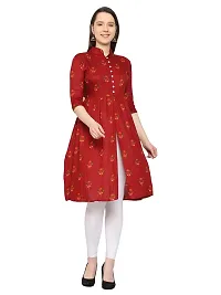 AVLIN Beautiful Women Front Cut Slit Kurti-thumb2