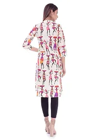 Jashann Women's Beautiful Cotton Printed Kurti (41h9, White, Small)-thumb2