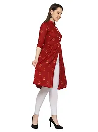 AVLIN Beautiful Women Front Cut Slit Kurti-thumb3