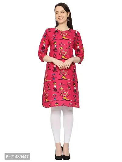 AVLIN Women Tribal Printed Light Weight Kurti