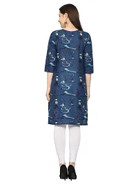 AVLIN Women Tribal Printed Light Weight Kurti-thumb1