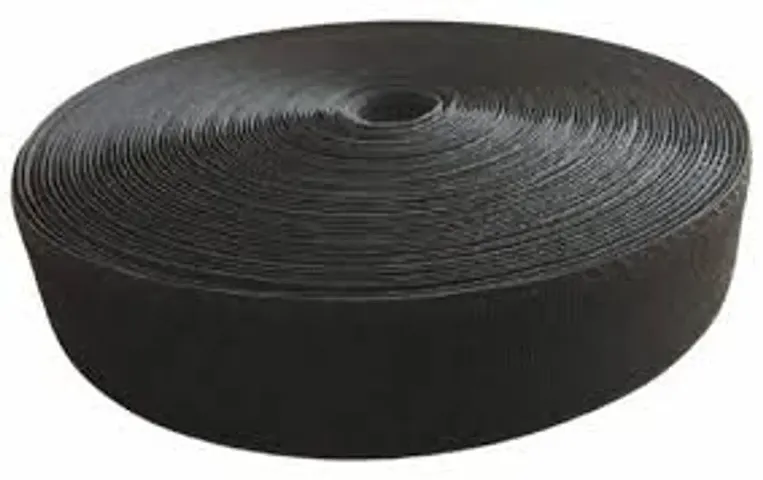 S Cart Self Adhesive Hook Gum Hook Tape for sticking any type of door/window Frames (Black 20mm width 10 Feet roll)