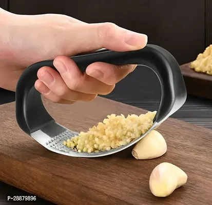 Stainless Steel Garlic Presser-thumb0