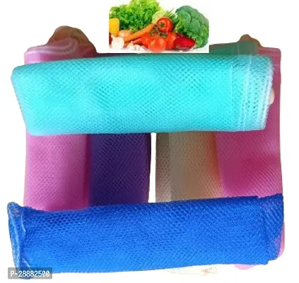 S Cart -Big Reusable Produce Fridge Storage bags for Vegetables and Fruits (Multicolour Set of 12)