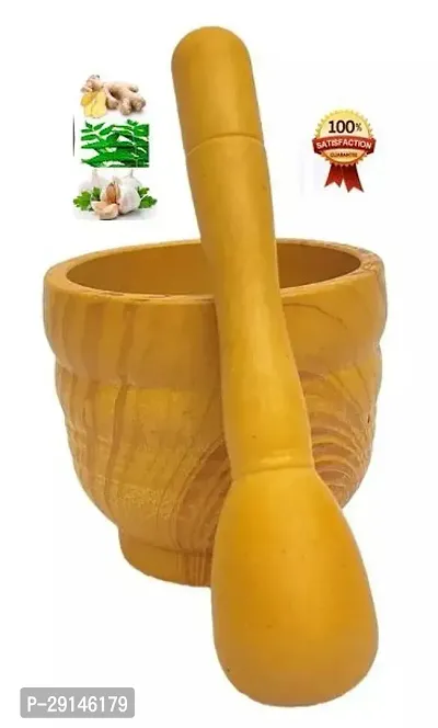 S Cart Heavy Duty Plastic Mortar  Pestle Set | Spice Mixer| Khalbatta| Khal| Okli for Kitchen Pack of 1