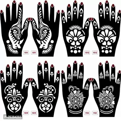 Mehndi Sticker Set Of 2 Pcs-thumb0