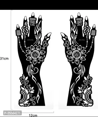 nbsp;Floral Mehendi Sticker