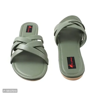 Women Ethnic footwear Latest Collection Comfortable & Fashionable Girl Bellies for Women & Girl shoe Girl flat fashion sandal Chappal Slipper Casual flat Fashion slipper women flat sandal-54-thumb2