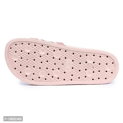 Elegant Pink Fabric Solid Flip Flops Slippers For Women-thumb5