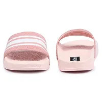 Elegant Pink Fabric Solid Flip Flops Slippers For Women-thumb3