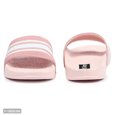 Elegant Pink Fabric Solid Flip Flops Slippers For Women-thumb4