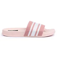 Elegant Pink Fabric Solid Flip Flops Slippers For Women-thumb2