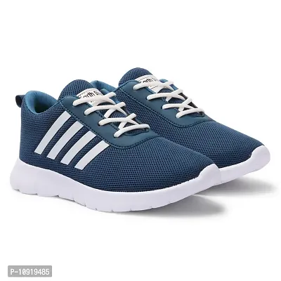 Blue Mesh Sports Running Sneakers Shoes for Women  Girls-thumb0