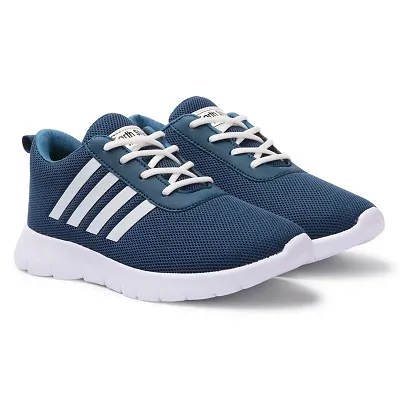 Blue Mesh Sports Running Sneakers Shoes for Women  Girls