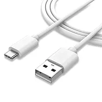 Supreme USB Type-C Cable 6 A 20W Dash Data Cable Sync Fast Charging Cable (1 Mt.)(White)-thumb3