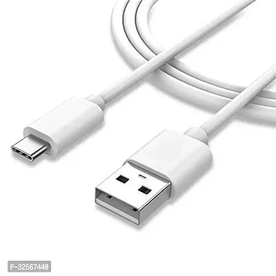 USB Type-C Cable 6 A 20W Dash Data Cable Sync Fast Charging Cable (1 Mt.)(White)-thumb3