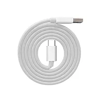 USB Type-C Cable 6 A 20W Dash Data Cable Sync Fast Charging Cable Supported (1 Mt.)(White)-thumb3