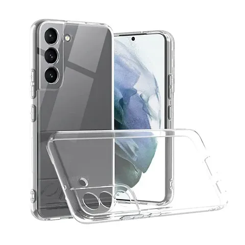 CELZO Transparent Soft Silicon Flexible 4 Side Full Protection Back Cover Case for Samsung Galaxy S22 Plus (5G) - (Transparent)