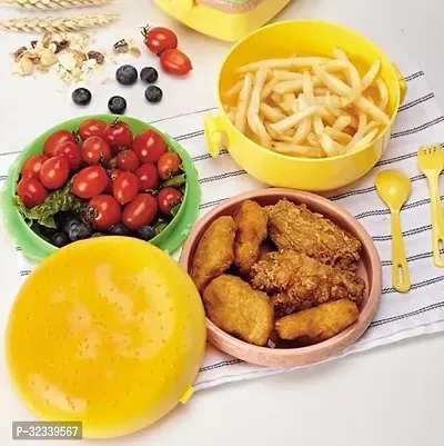 Burger Shape  Lunch Box for Kids-thumb5