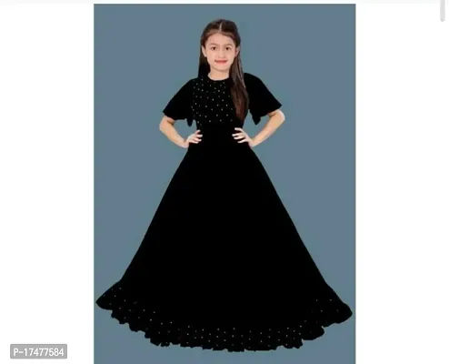 Fancy Rayon Ethnic Gowns For Baby Girl-thumb0
