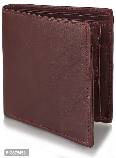 Men's Solid Brown Coloured Artificial Leather Wallets