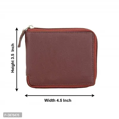 Mens Solid Brown Coloured Artificial Leather Wallets-thumb5