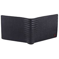 Men's Solid Black Coloured Artificial Leather Wallets-thumb3