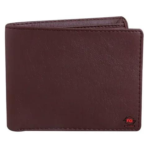 Men's Solid Coloured Artificial Leather Wallets