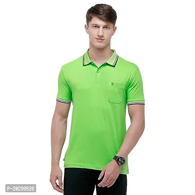 Stylish Multicoloured Cotton Tees For Men