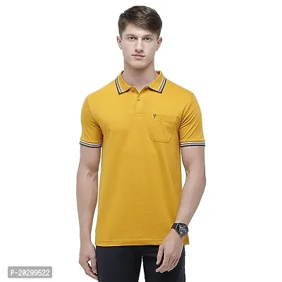 Stylish Multicoloured Cotton Tees For Men