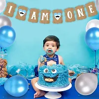 Zyozi  I Am One Mustache Banner / I Am One Birthday Banner / 1st Birthday Banner-thumb3